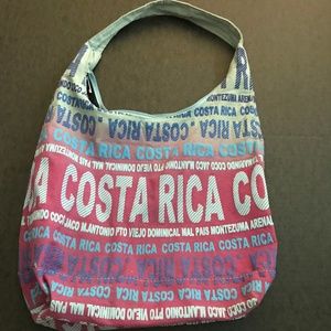 Costa Rica souvenir hobo bag (P-92)